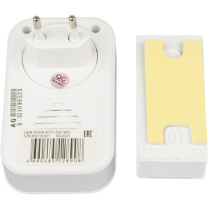 Кнопка звонка  UDB-091W-R1T1-36S-WH