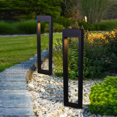 Наземный светильник  09962-0.7-001KT 1,0M GU10 BK