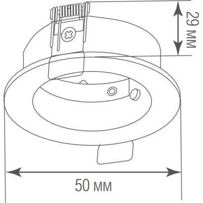 Встраиваемое основание Light Wave Recessed mounting 2B
