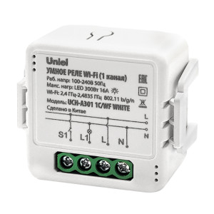 Wi-Fi реле  UCH-A301 1C/WF WHITE