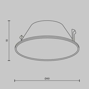 Рамка для светильника Wise Ring057-7-MG