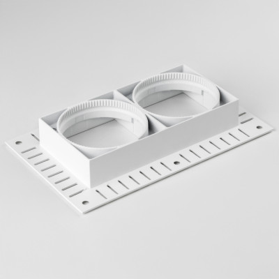 Рамка двойная квадратная встраиваемая Stella 075226-01