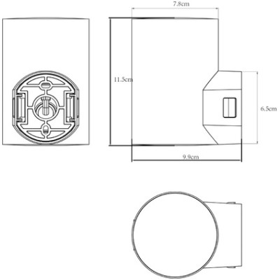 Архитектурная подсветка Alcyone A6109AL-1BK