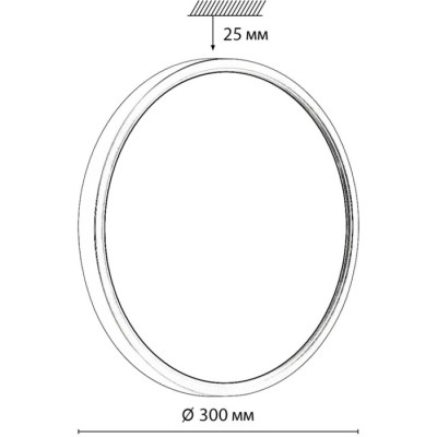 Настенно-потолочный светильник Omega White 7661/24L